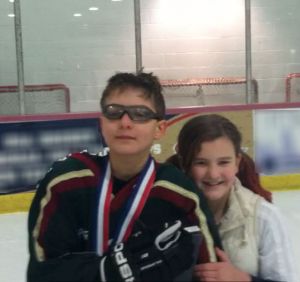 Ryan, Riley and the trophy